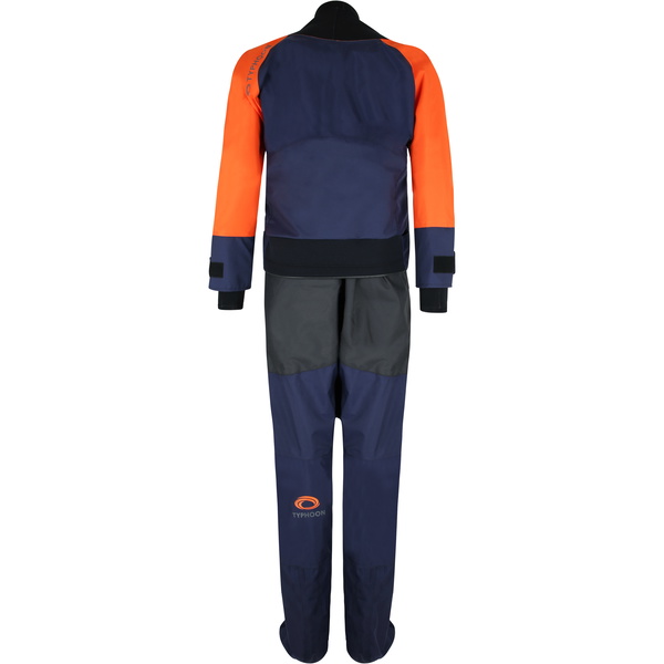2026 Typhoon Da Donna Hendra Hinge Zip Drysuit 100185 - Orange / Navy