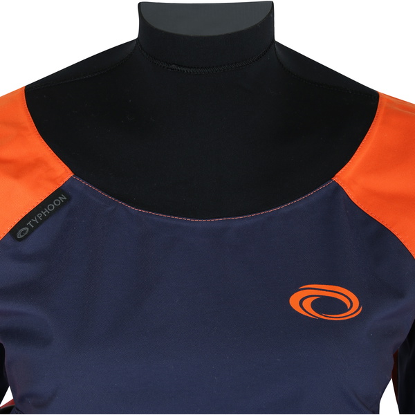 2026 Typhoon Da Donna Hendra Hinge Zip Drysuit 100185 - Orange / Navy