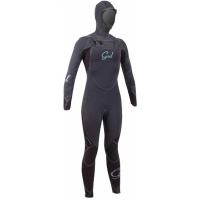 signore Viper 6/5/4 fisso Cappuccio Muta in Black / Graphite