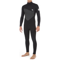 Muta Da Uomo Rip Curl Omega 3/2mm Back Zip Flatlock Nera