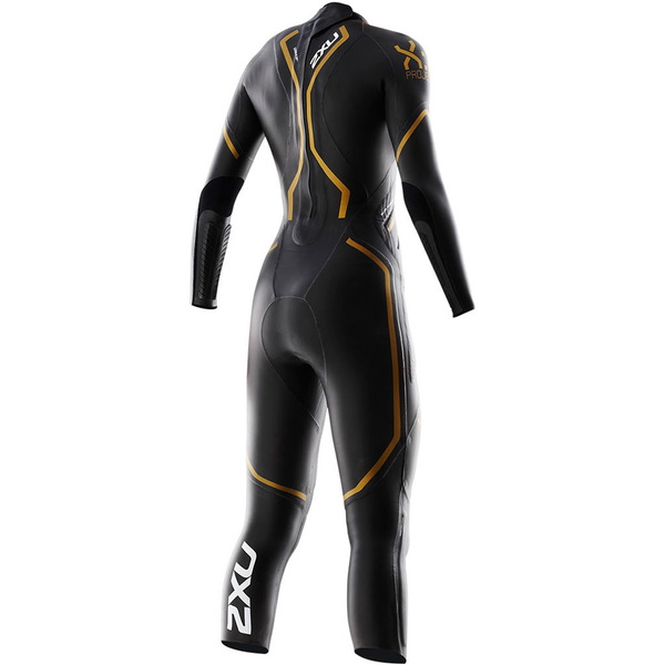 2XU Ladies X: 2 Progetto X TRIATHLON Muta in Black / Gold WW1825