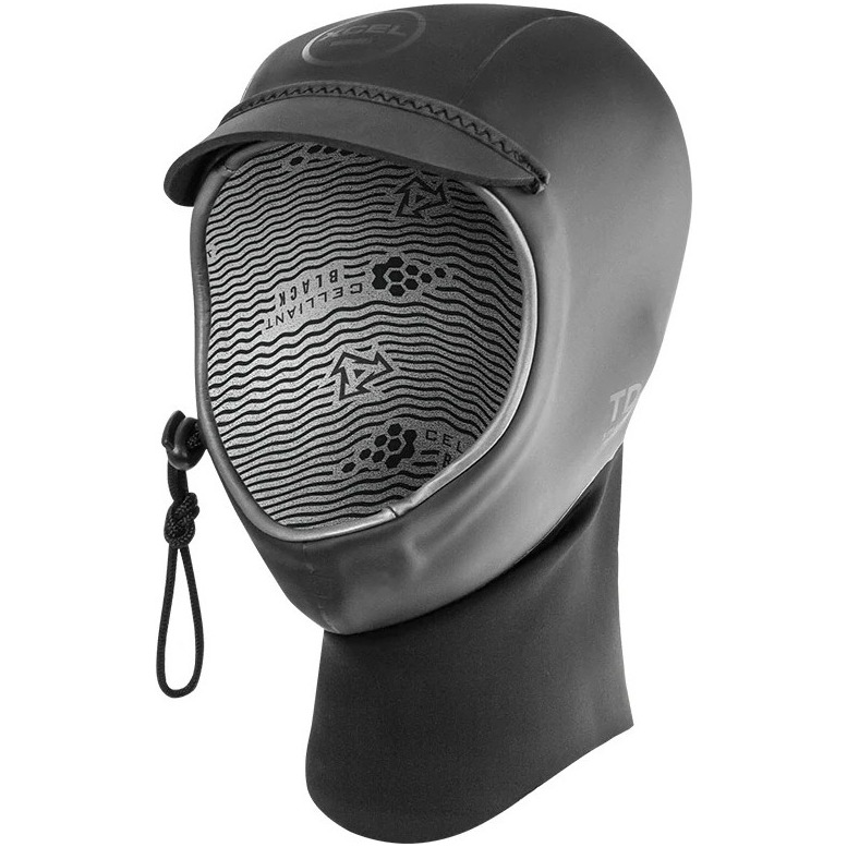 2025 Xcel Drylock 3mm Cappuccio Della Muta XW21AG008350 - Black