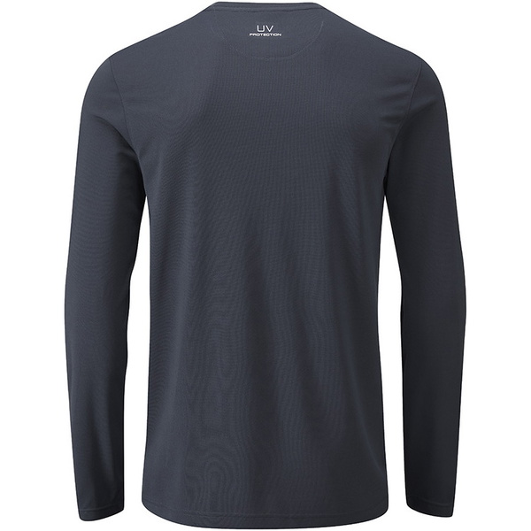 T-shirt Henri Lloyd Cool Dri Manica Lunga Blu Ardesia Yi200003