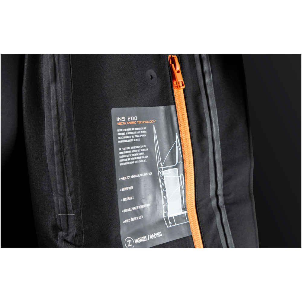 2025 Zhik Da Uomo INS200 Coastal Giacca Da Vela JKT-0210-M-BLK - Black
