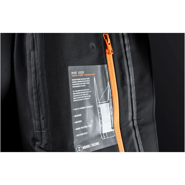 2025 Zhik Da Uomo INS200 Coastal Giacca Da Vela JKT-0210-M-BLK - Black