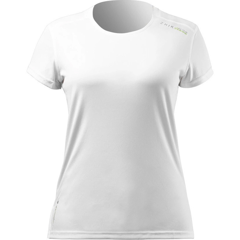 2025 Zhik Da Donna Maglietta A Manica Corta UVActive ATP-0075-W-WHT - White