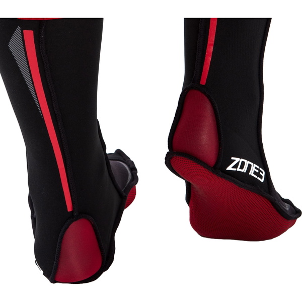 2023 Zona3 2mm Calze Da Bagno In Neoprene Na18unss - Nero / Rosso
