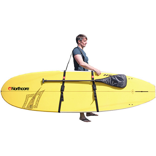 2026 Northcore Imbragatura Deluxe Per Il Trasporto Di SUP E Tavole Da Surf NOCO16B - Black