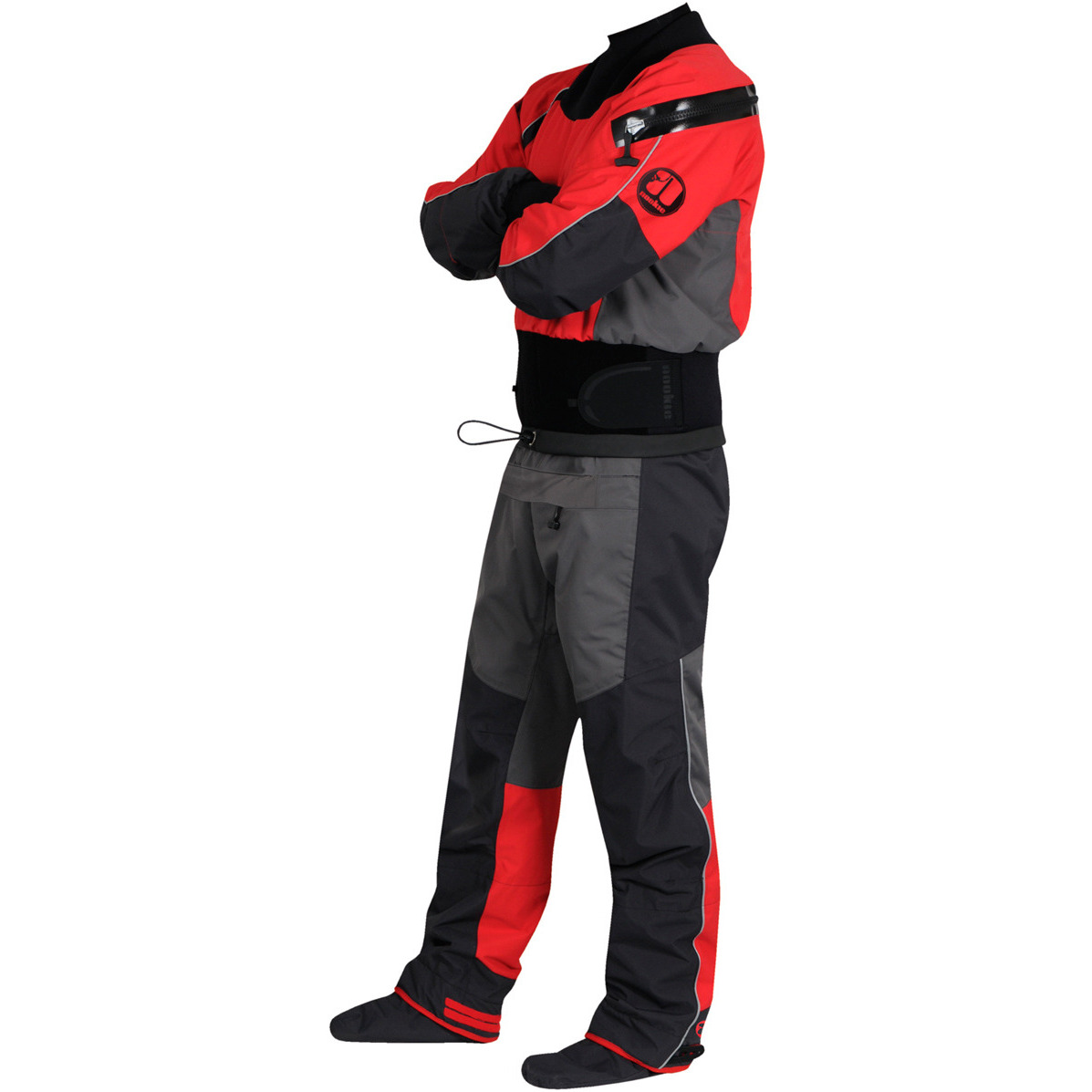 2026 Nookie Caricabatterie Kayak Drysuit Grigio Antracite Rosso Dr10