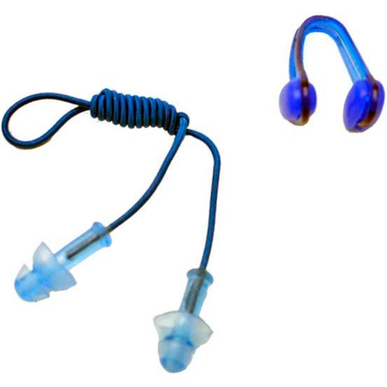 Cressi Silicone Ear Plugs + clip del naso del Set DF200190