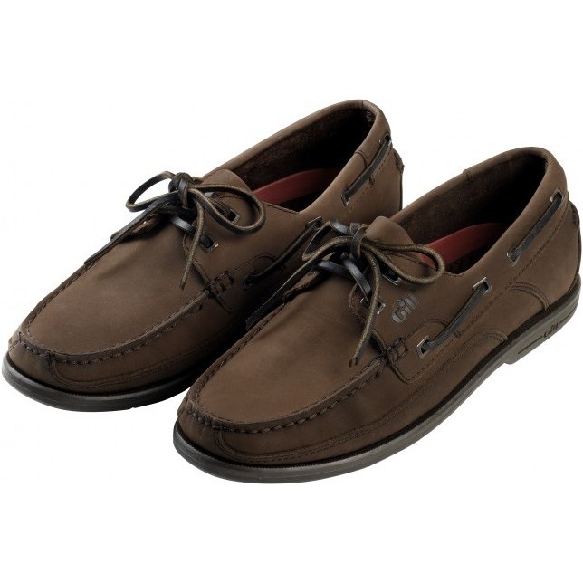 Scarpa A Ponte 2 Occhielli Gill Baltimore In Marrone Scuro / Nabuk 920