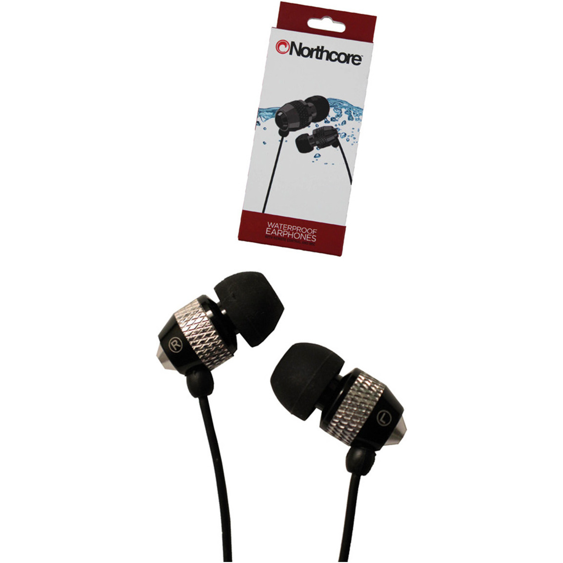 2024 Northcore 'onda Sonora' Auricolari Impermeabili Noco181b Nero