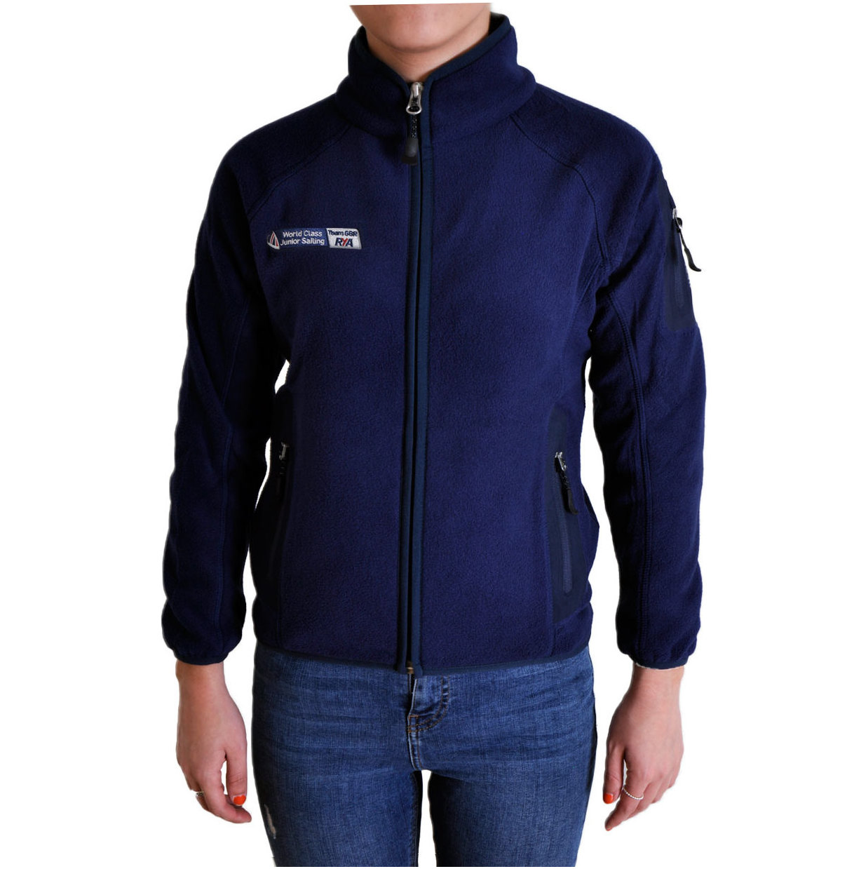 Henri Lloyd Junior Team GBR RYA Eco Fleece Jacket in MARINE Y20079RYA