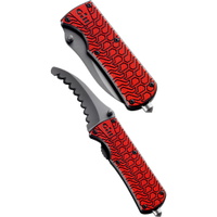 Coltello Da Rescue Personale Pieghevole Gill Rosso