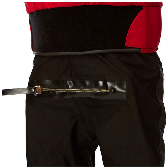 Typhoon Multisport 4 Four LATEX SEAL Drysuit + Con Zip ROSSO / NERO 100140