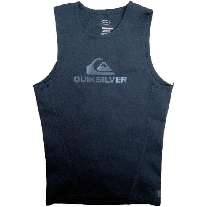 Quiksilver Syncro millimetro in neoprene Gilet nero Wetsuit