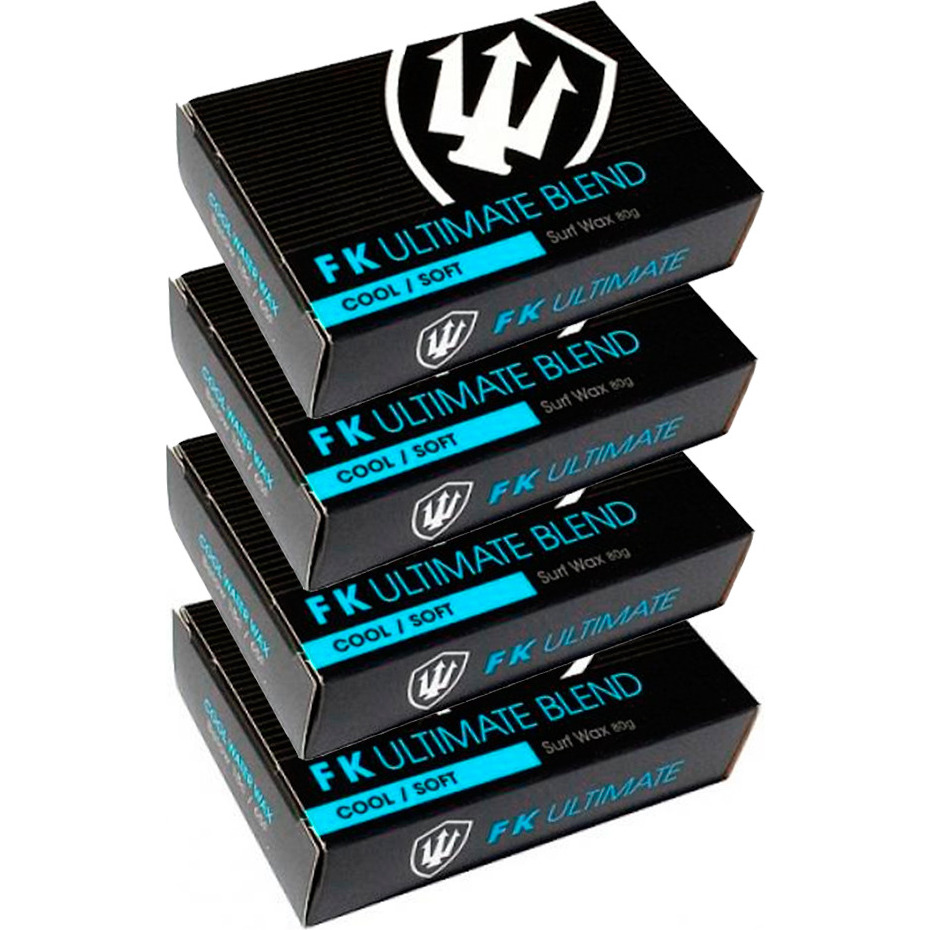 Surf Far King Ultimate Blend Surf Wax - Confezione da 4 - Freddo / Morbido