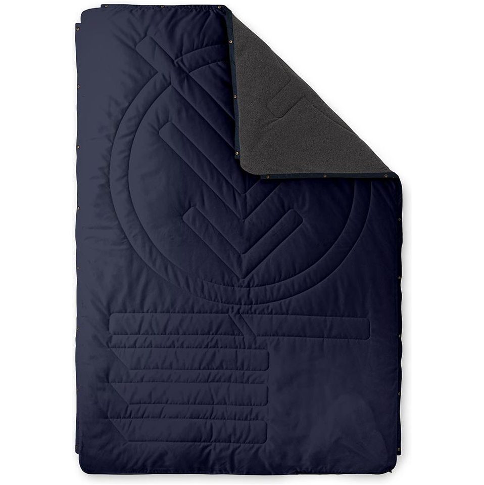 Voited Coperta Cuscino Da Campeggio All'aperto In Pile Riciclato Voited V20un01blflc - Navy Scuro
