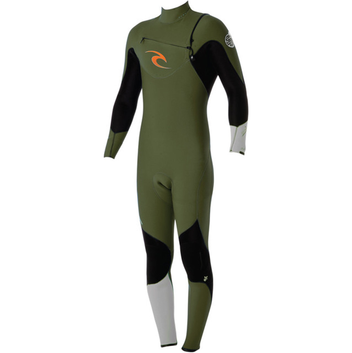 2014 Rip Curl E Bomba Pro 3 / 2mm GBS Petto Zip Muta in FATICA WSM4AE
