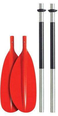 Spatola In Alluminio 4 Pezzi Bravo Kwb 230cm - Lama Curva - Rosso