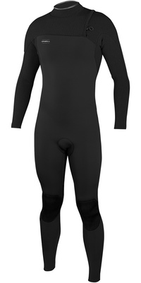 2026 ONeill Da Uomo HyperFreak Comp 3/2mm Zip Free Muta 4970 - Black
