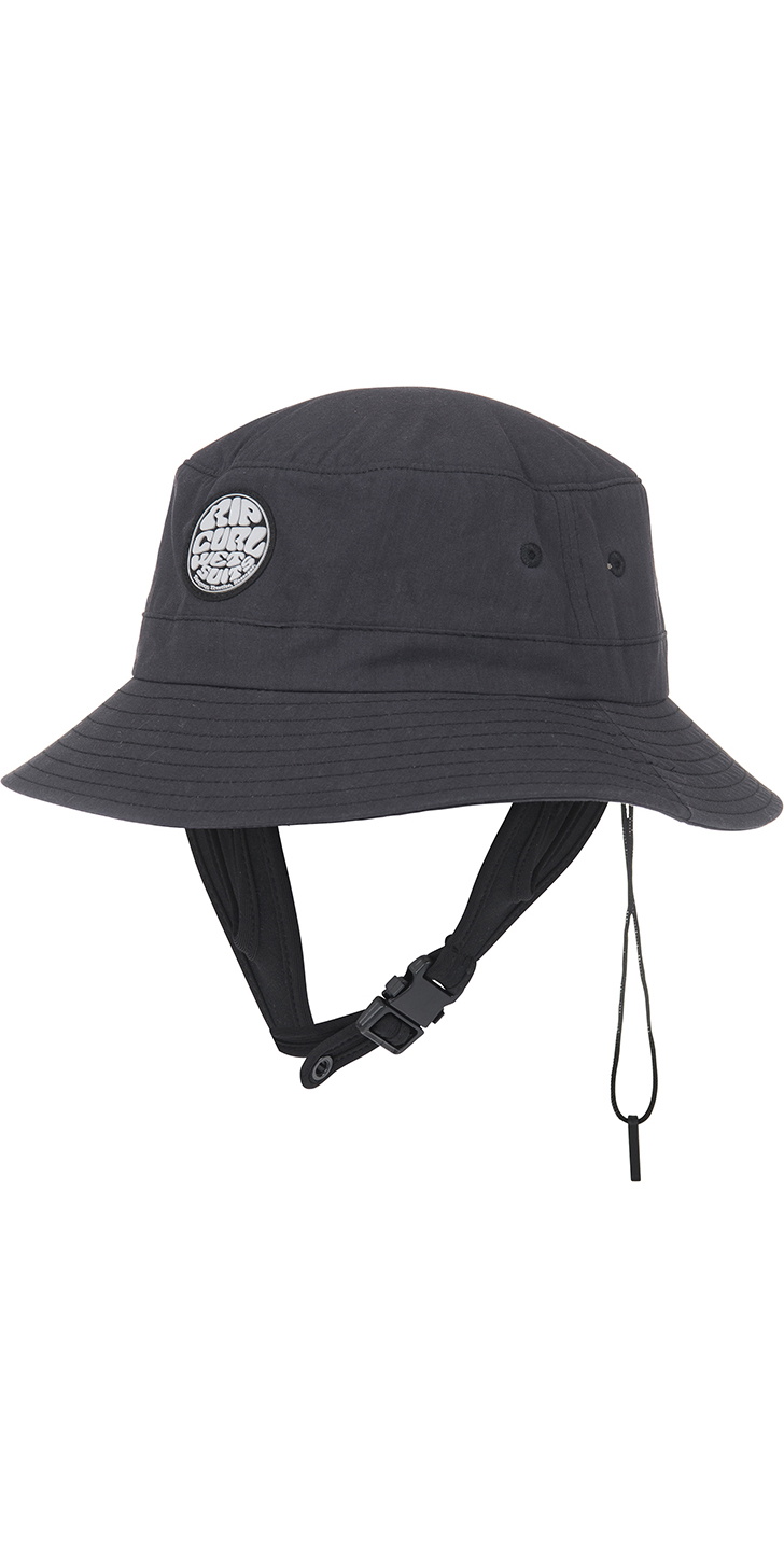 2019 Rip Curl Wetty Surf Bucket Hat Nero CHADJ1 Moda Uomo
