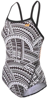 2025 Zone3 Costume Da Bagno Donna Kona Speed Strap Back Sw21wcsbks101 - Nero / Bianco