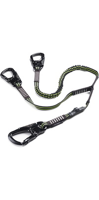 2026 Crewsaver Crewline Pro Safety Line Triple Hook Elasticated 3050-ESL3 - Black
