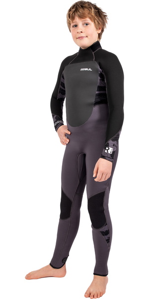 ASCAN JUNIOR Tuta Da Surf 4mm Per Bambini – Muta In Neoprene Con Rivestimento In Titanio – Cuciture Incollate, Cerniera Schiena – Calda E Robusta - 3
