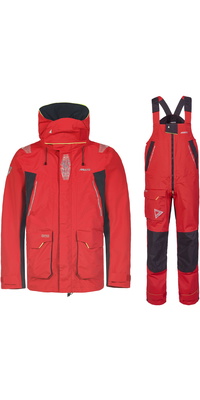2026 Musto Da Uomo BR2 Offshore Jacket & Salopette Sailing Suit - True Red