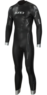 2026 Zone3 Da Uomo Agile Swim Muta WS21MAGI116 - Black / Silver / Gunmetal