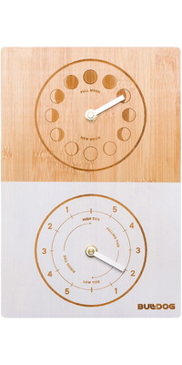 2026 Bulldog Orologio A Doppio Quadrante In Bambù Per Le Maree Lunari Bdtc2