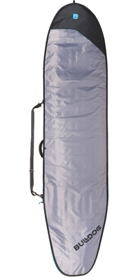 2026 Bulldog Essentials Longboard Surfboard Bag BDBBELB - Grey / Cyan