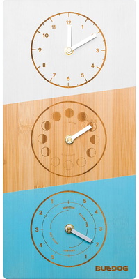 2026 Bulldog Orologio A Triplo Quadrante In Bambù Con Tempo Di Luna E Marea Bdtc3