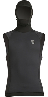 2025 C-Skins Da Uomo Termico Skins Gilet Con Cappuccio C-HDIMH - Black
