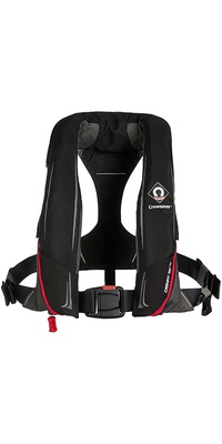 2026 Crewsaver Crewfit + 180N ISO Manuale Singolo 9720BRM - Black / Red