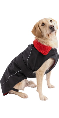 2026 Cappottino Per Cani  Dryrobe  V3DRDC - Black / Rosso