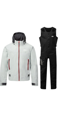 Gill Verso Giacca E Pantaloni Da Regata Costiera Tuta Da Vela V101JV101T - Light Grey