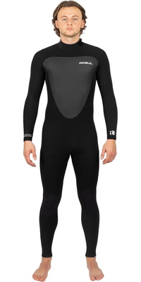 2026 Gul Mens Response 5/3mm GBS Back Zip Wetsuit RE1213-C1 - Black