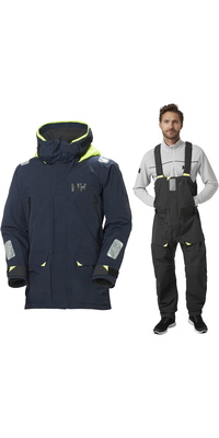 2026 Helly Hansen Da Uomo Skagen Giacca E Pantaloni Da Vela Offshore 3425534254 - Ebony / Navy