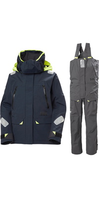 2026 Helly Hansen Da Donna Skagen Giacca E Pantaloni Da Vela Offshore 3425634257 - Ebony / Navy