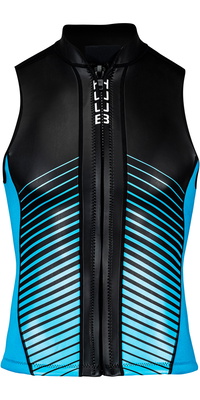 2025 Huub Uomo Aluna Sup & Swim Top In Neoprene Alunavest - Nero / Blu
