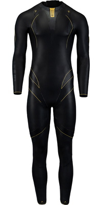 2026 Huub Da Uomo Alchemy 3/5mm Back Zip Swim Muta ALCHEMY1 - Black / Grey / Gold