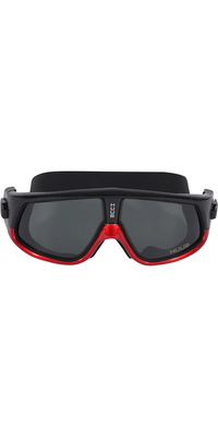2026 Huub Occhiali Ryft Open Water Swim Mask A2-RYFT - Black / Red / Dark Smoke