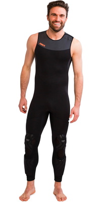 2026 Jobe Uomo Toronto 2mm Jet Long John Shinprotector Muta 303823003 - Nero