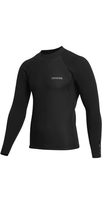 2026 Mystic Da Uomo Star 2mm Long Sleeve Surf Top 35001.230171 - Black