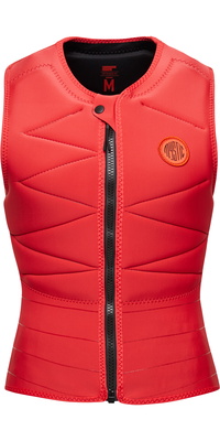 2025 Mystic Da Donna Rubino Front Zip Impact Vest 35005.230230 - Sunset Red