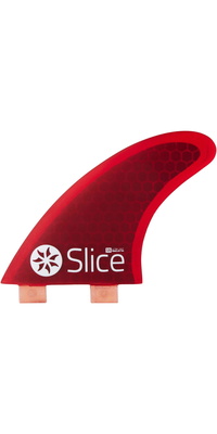 2026 Northcore Slice Pinne Per Tavole Da Surf Ultraleggere Con Nucleo Esagonale S3 FCS Compatibili SLI-01 - Red