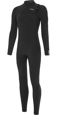 2025 Nyord Da Uomo Tempus 3/2mm Chest Zip Muta N04BA00017 - Black