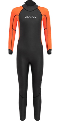 2026 Orca Bambino Vitalis Squad Hi-Vis Swim Muta NN971201 - Black